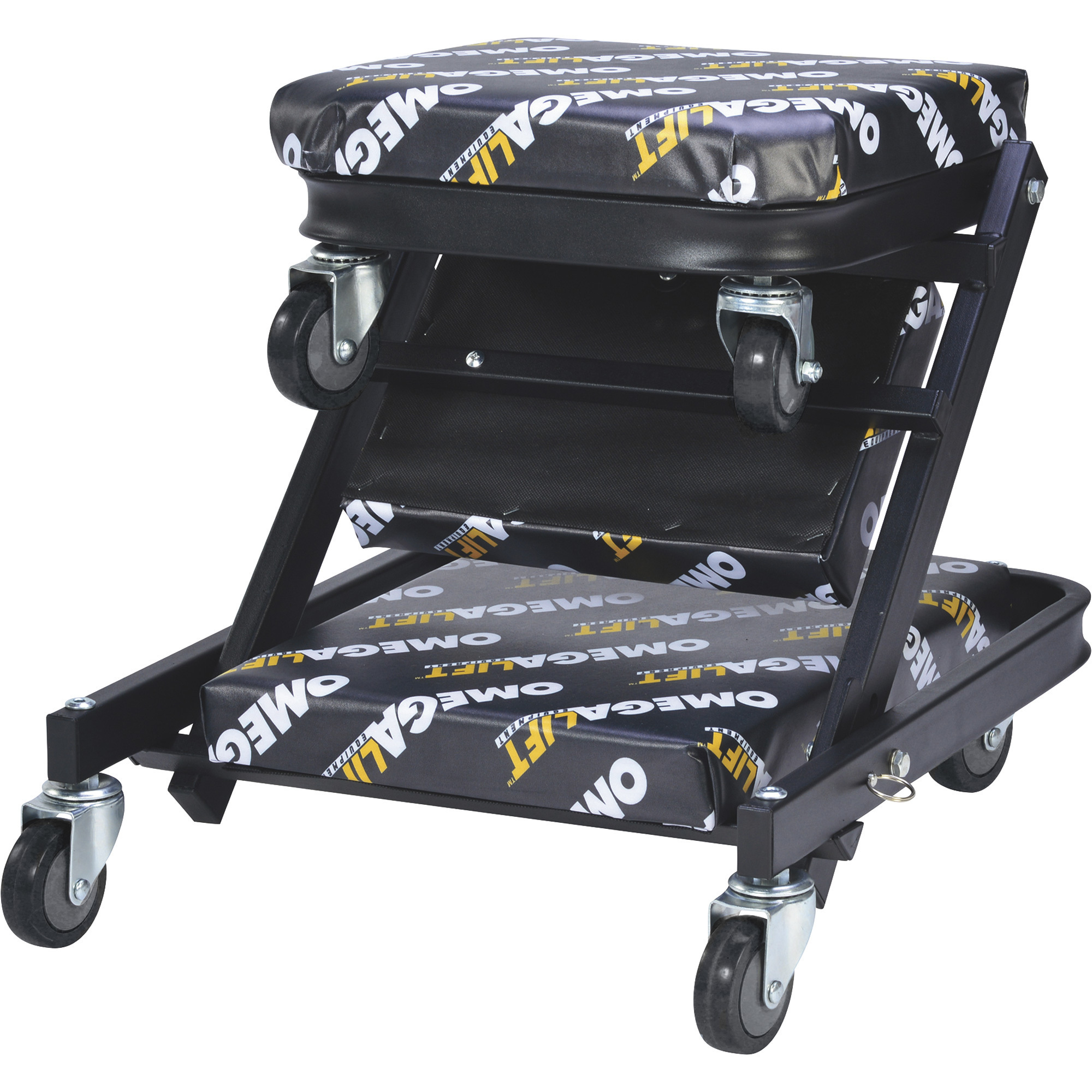 Omega Folding Z-Creeper/Shop Seat, 40in.L, 450-Lb. Capacity, Model# 91000